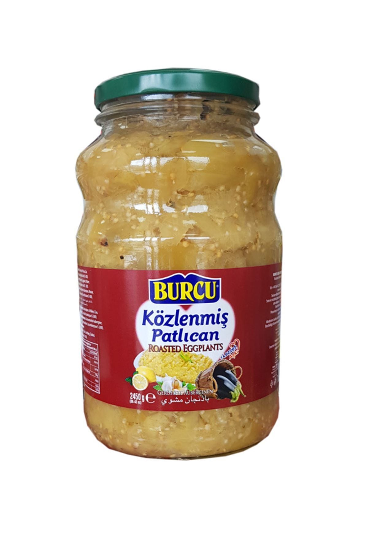 2450 gram burcu közlenmiş patlıcan