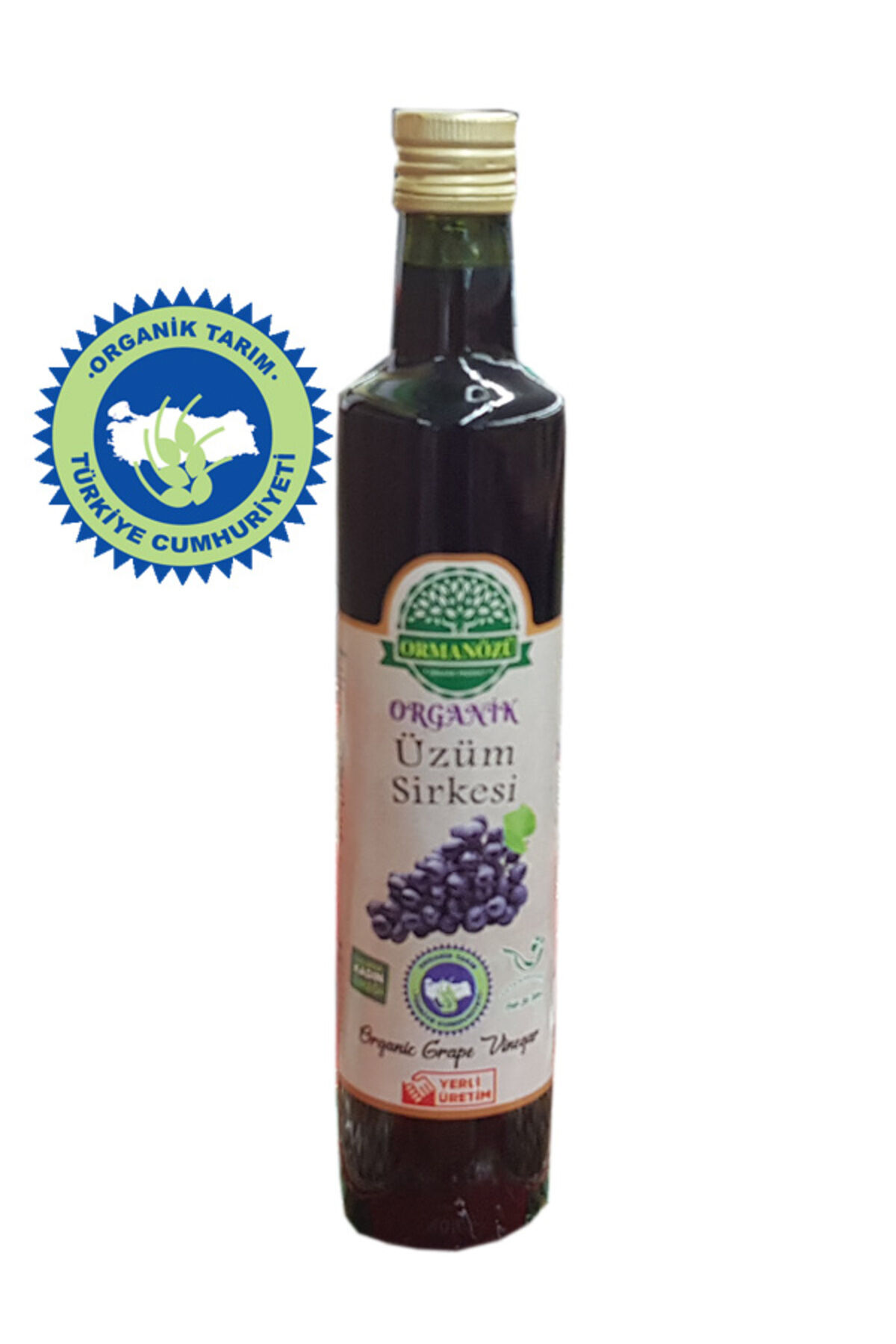 500ml organik üzüm sirkesi
