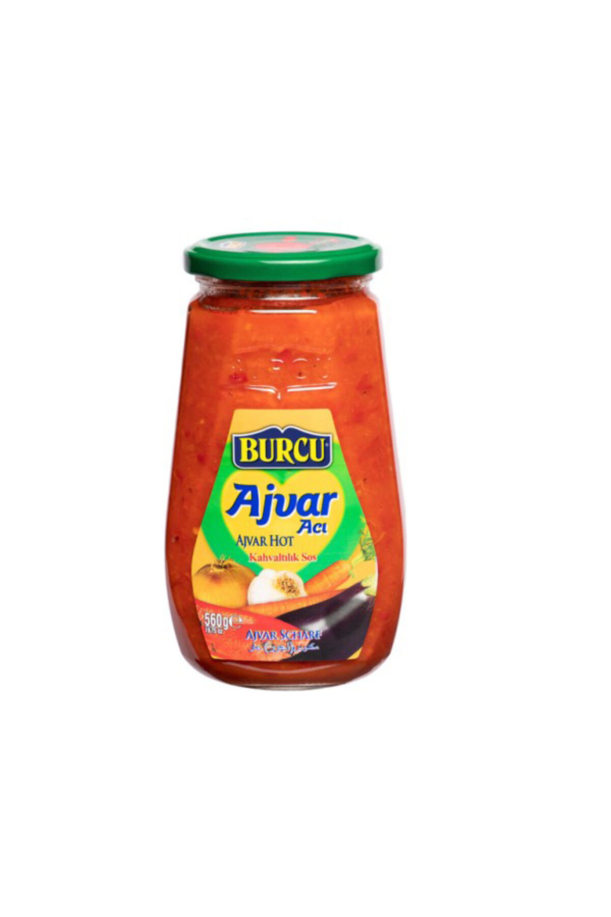 560 gram burcu ajvar acı sos
