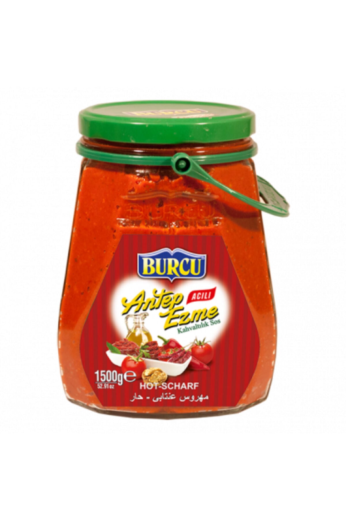 1500 gram burcu antep ezme acılı