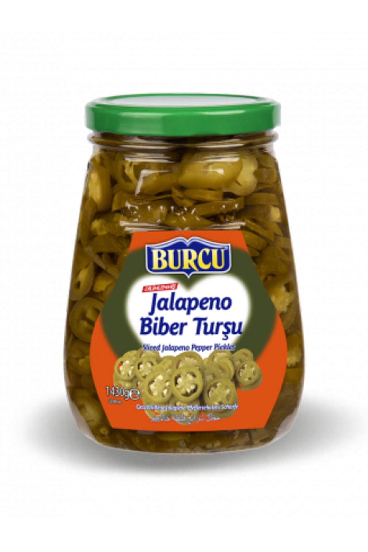 1430 gram burcu jalapeno biber turşusu