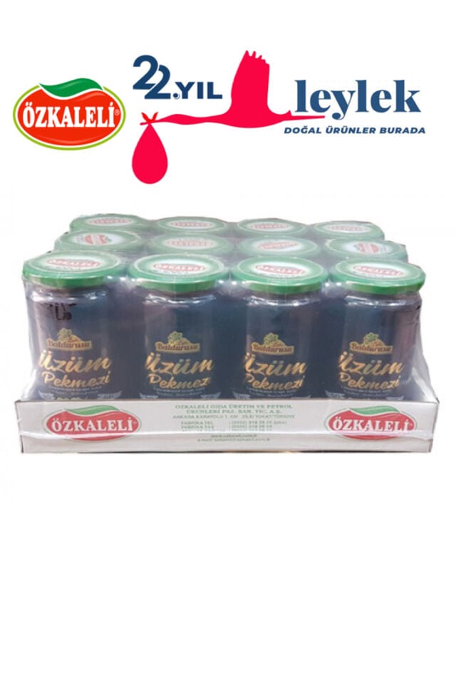 640 gram özkaleli baldurusu sıvı üzüm pekmezi koli