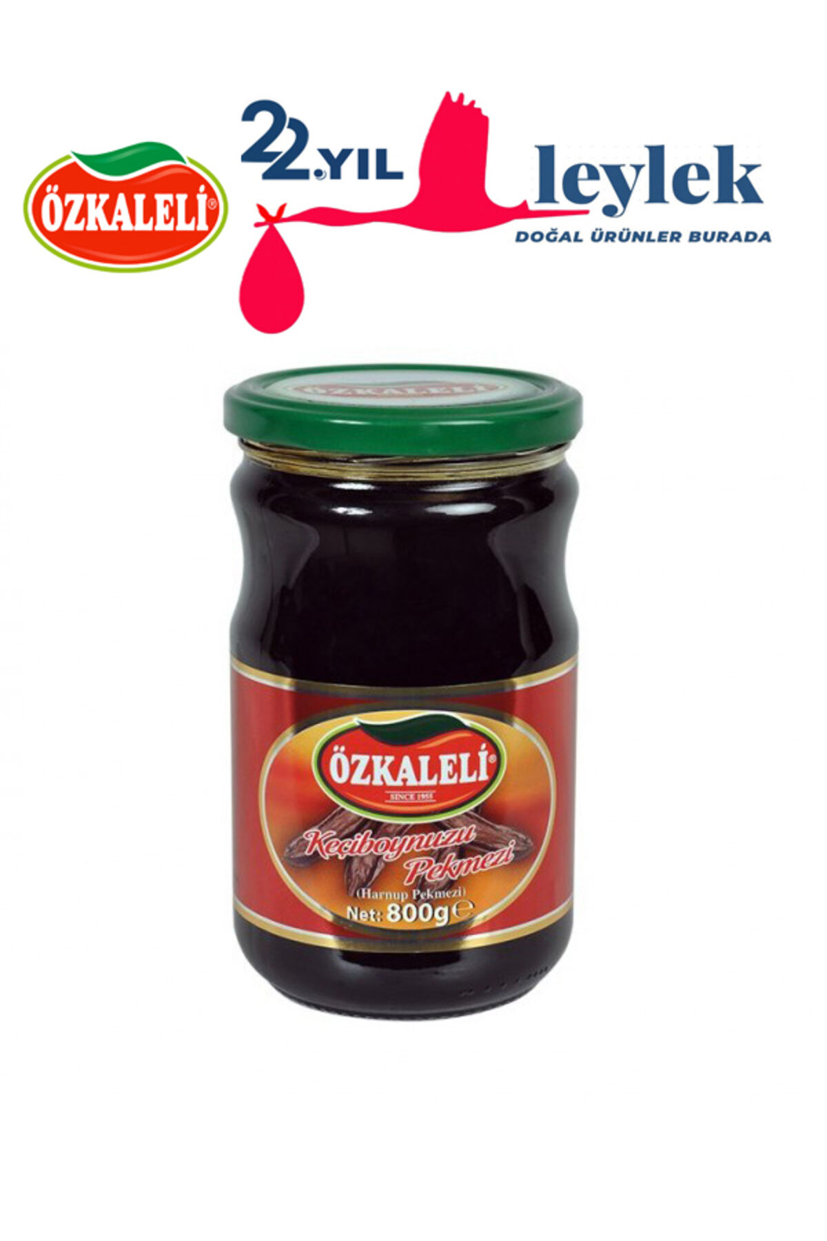 800 gram özkaleli keçiboynuzu (harnup) pekmezi