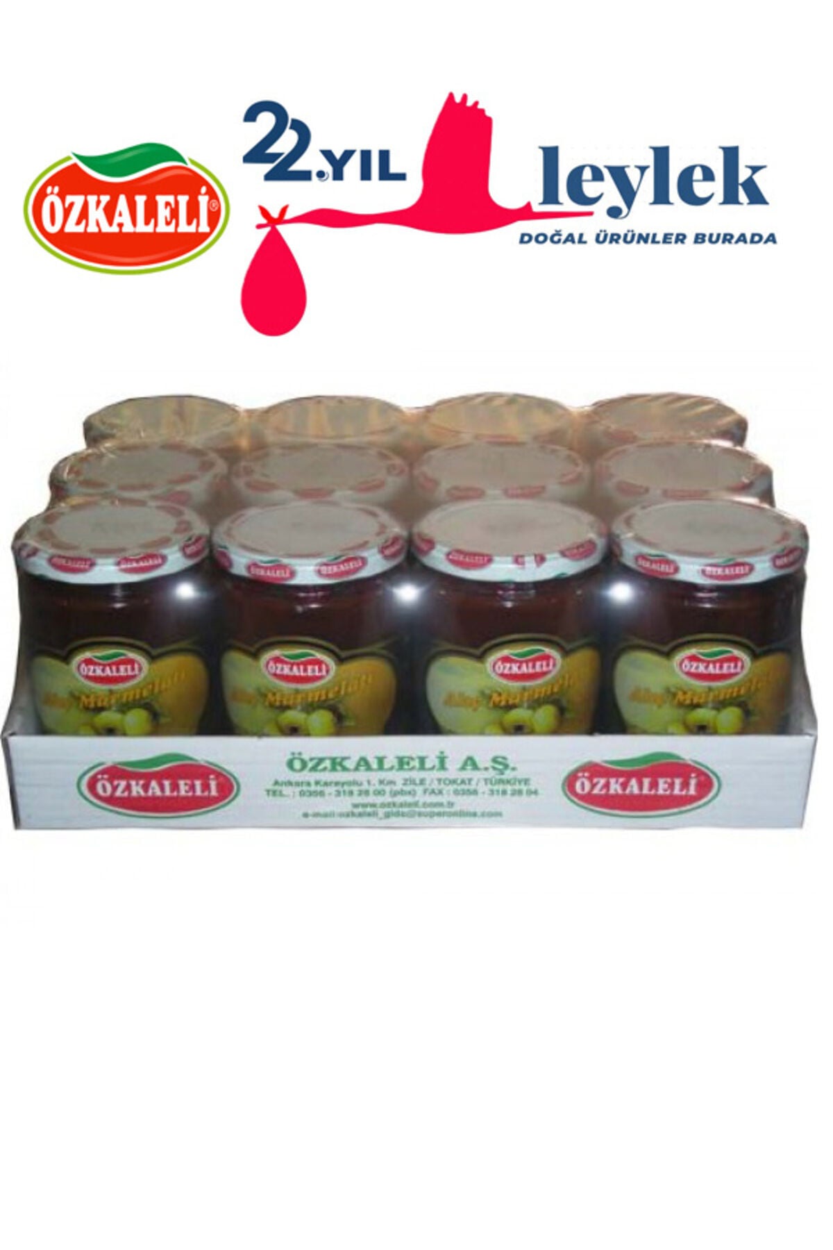 800 gram özkaleli alıç marmelatı koli