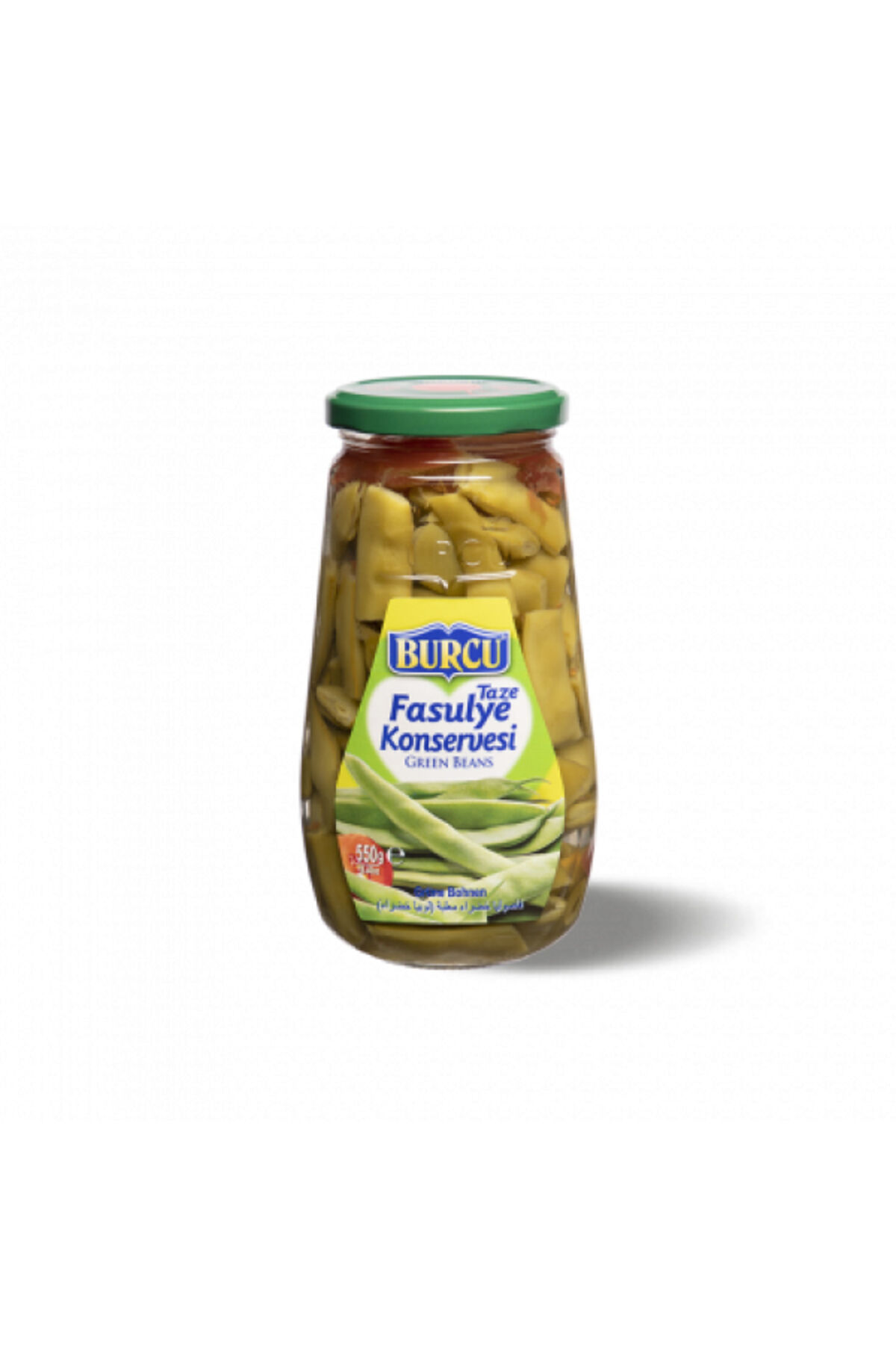550 gram burcu taze fasulye konservesi