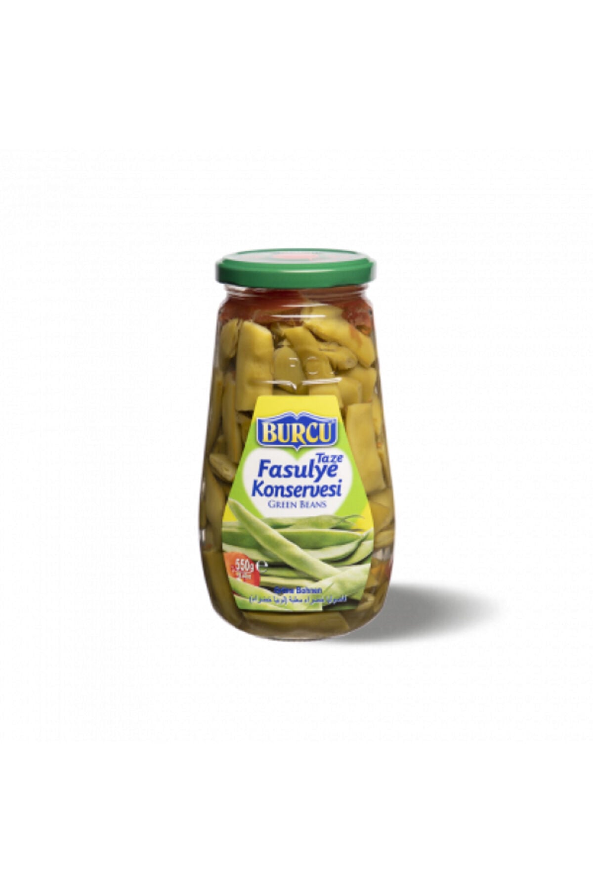 550 gram burcu taze fasulye konservesi