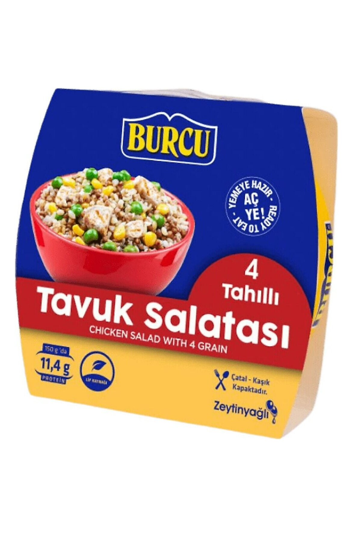 4 tahıllı tavuk salatası