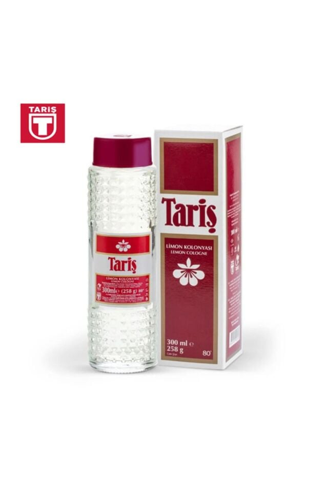 300 cc tariş cam limon kolonyası