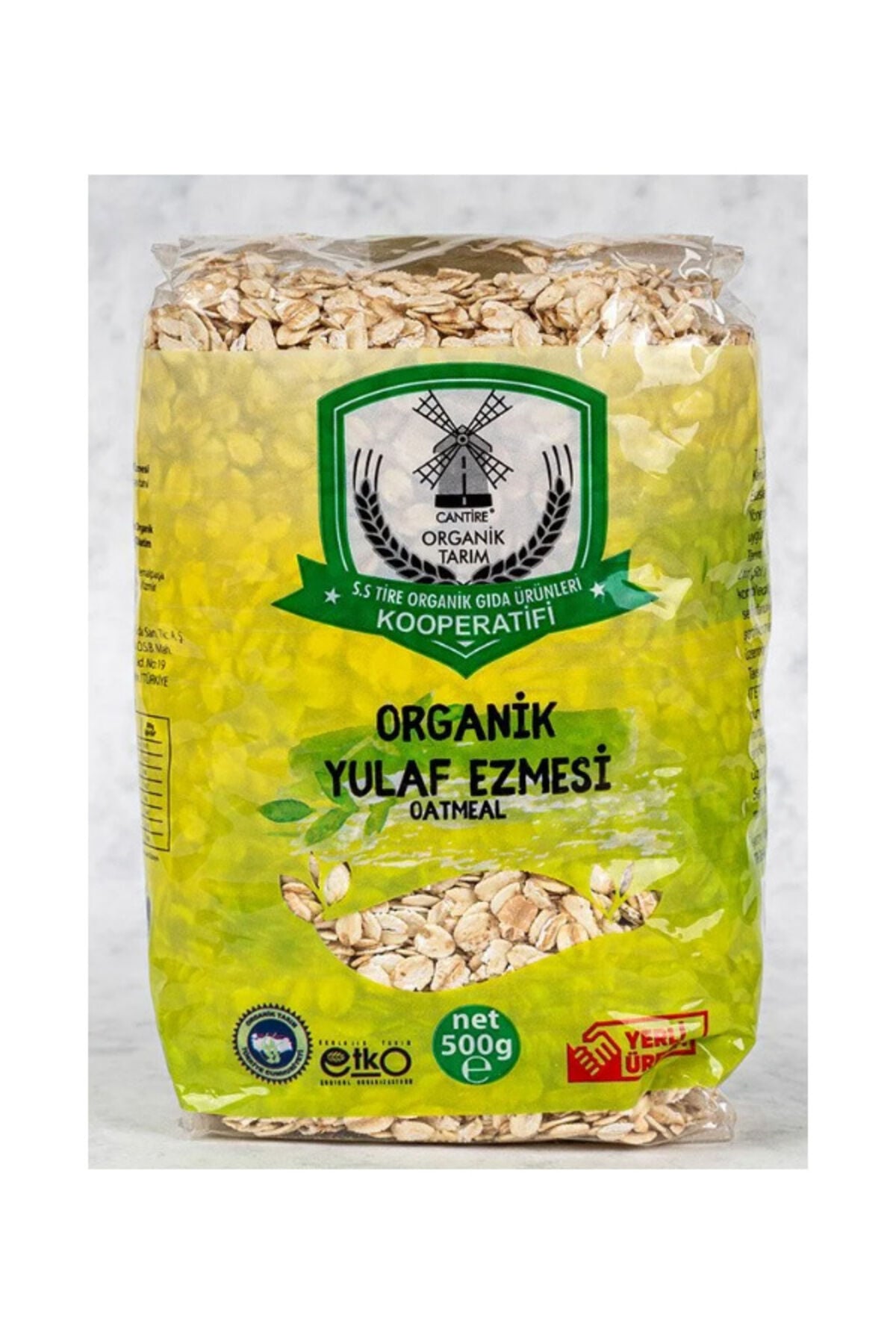 500 gram organik yulaf ezmesi