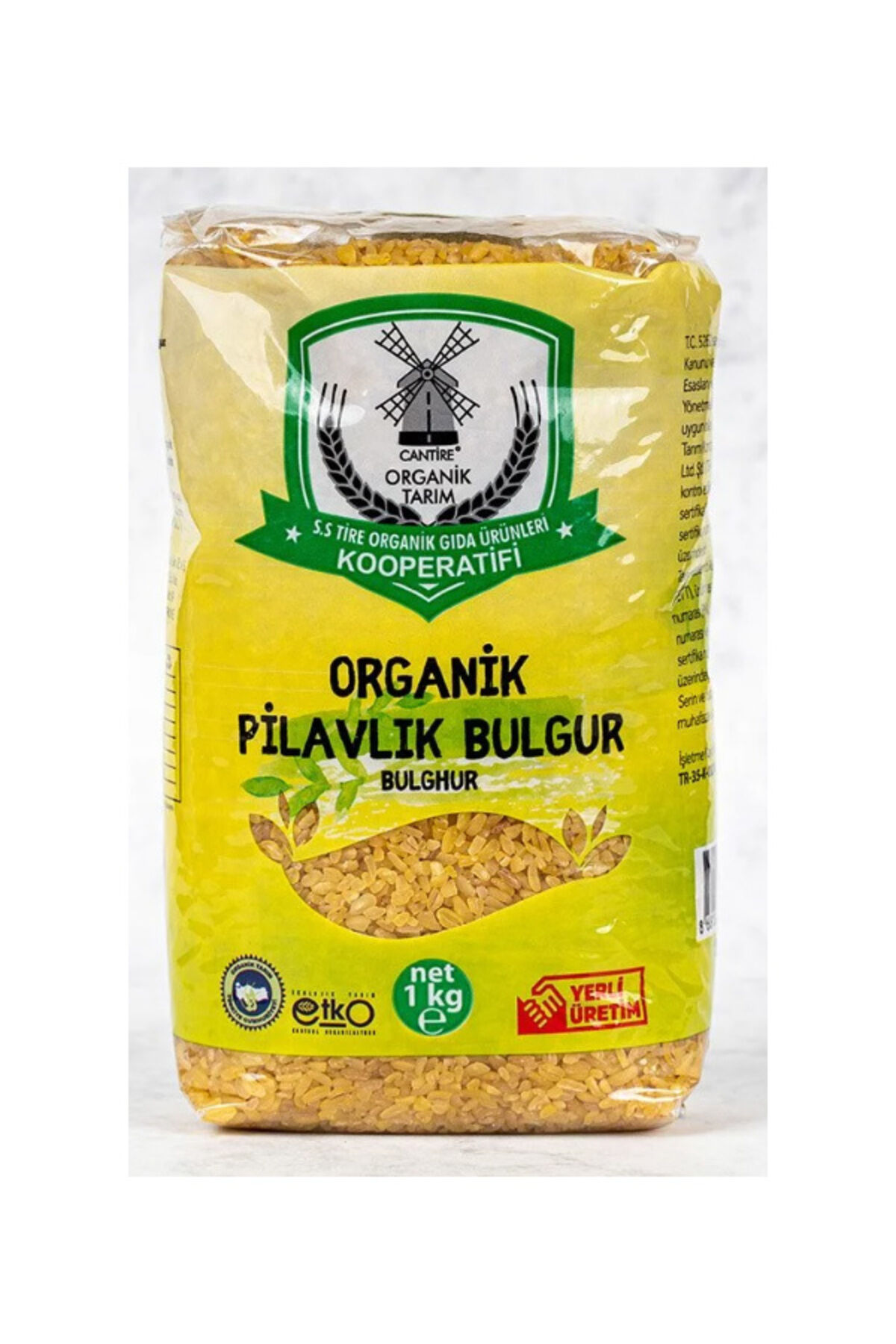 1 kğ organik pilavlık bulgur