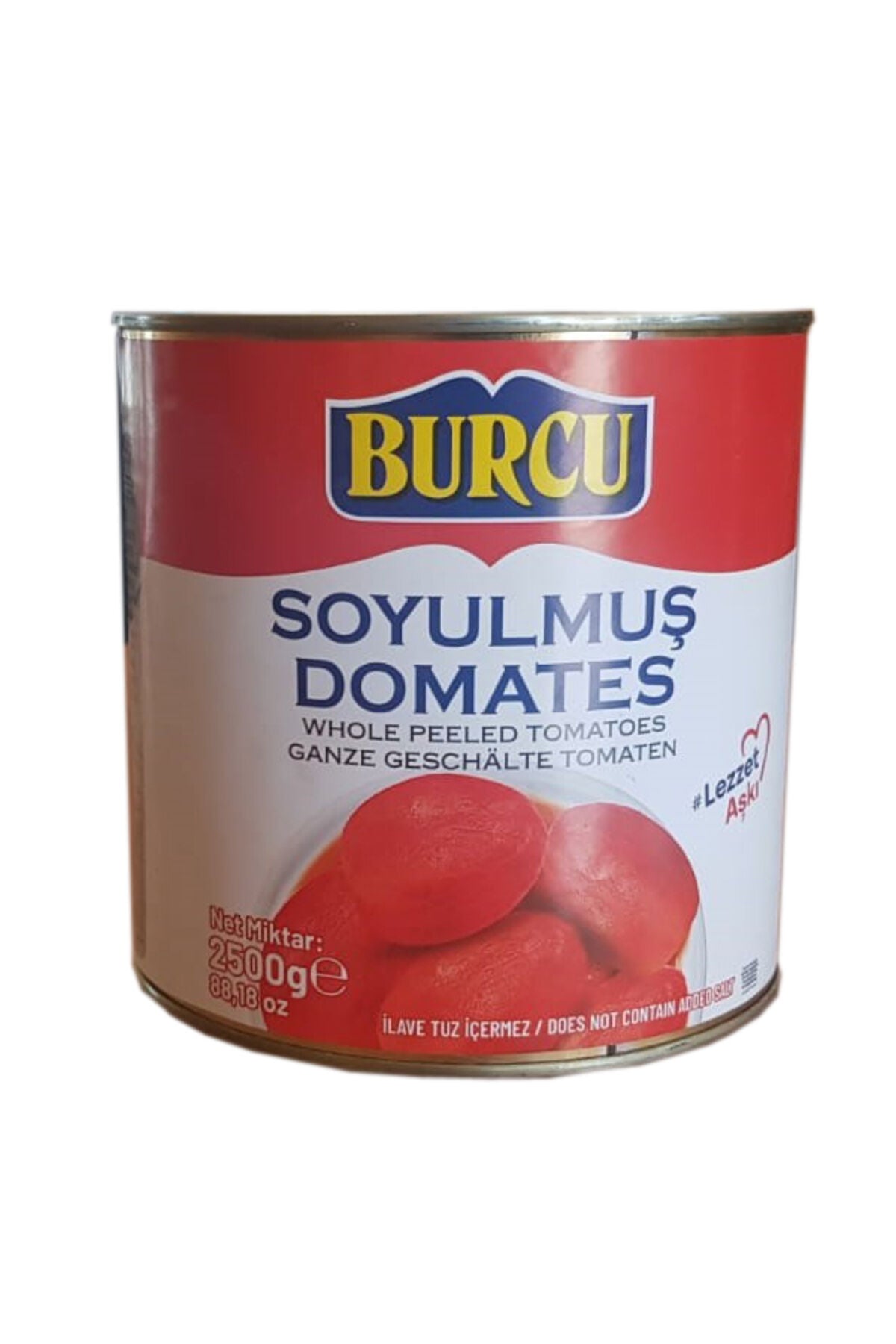 soyulmuş domates 2500 gram