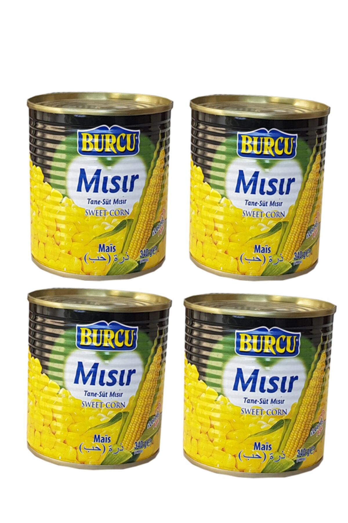 haşlanmış mısır 340 gram 4 adet