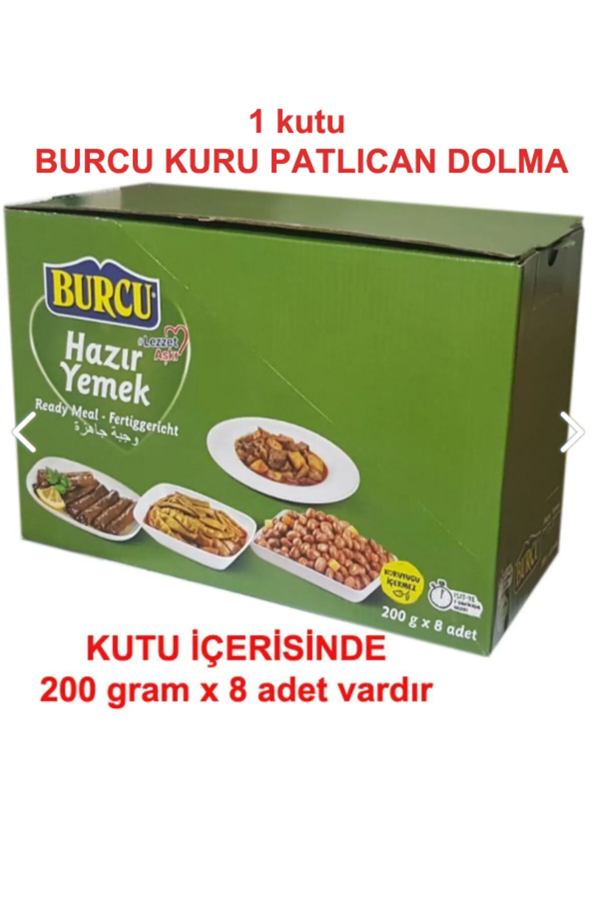 kuru patlıcan dolma 200 gramlık 1 KOLİ