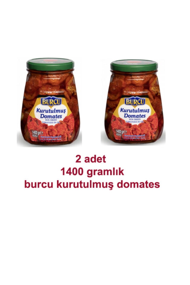 kurutulmuş domates 1400 gramlık 2 adet