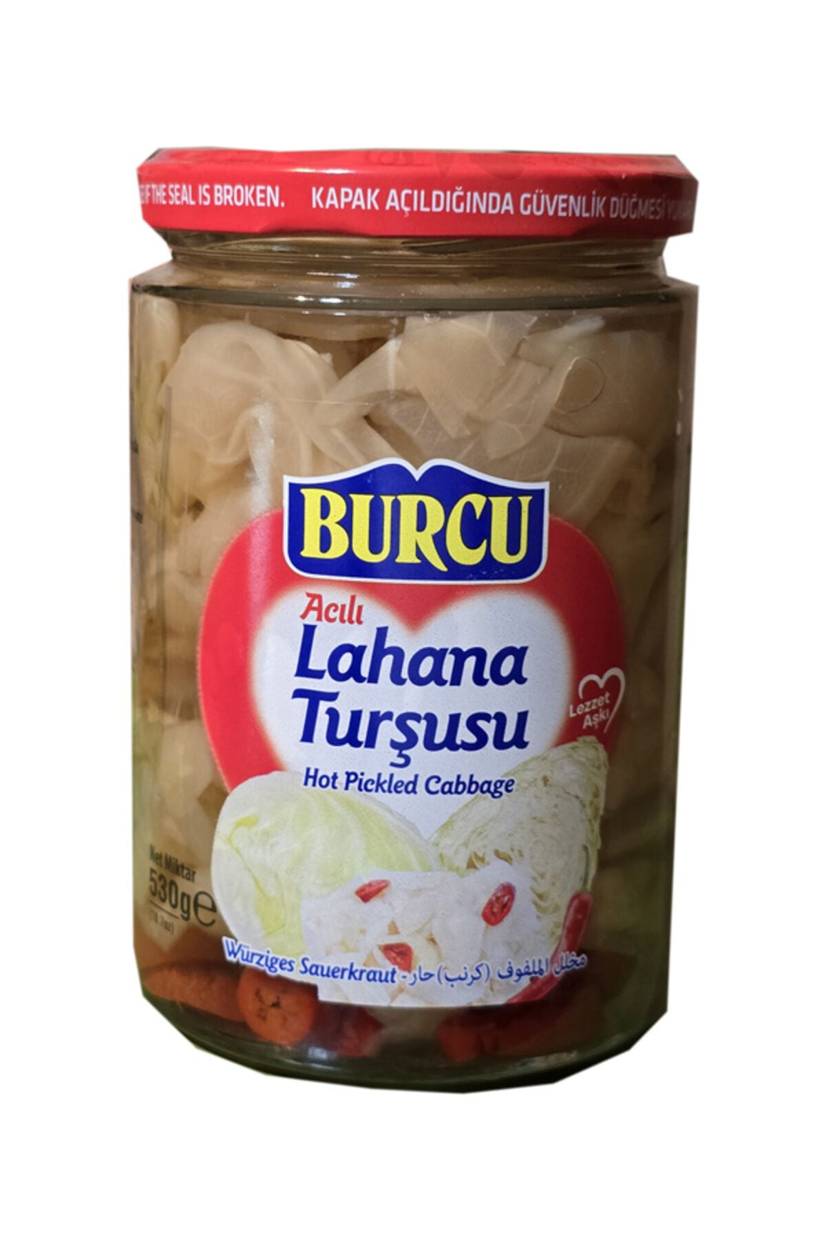 acılı lahana turşusu 530 gram