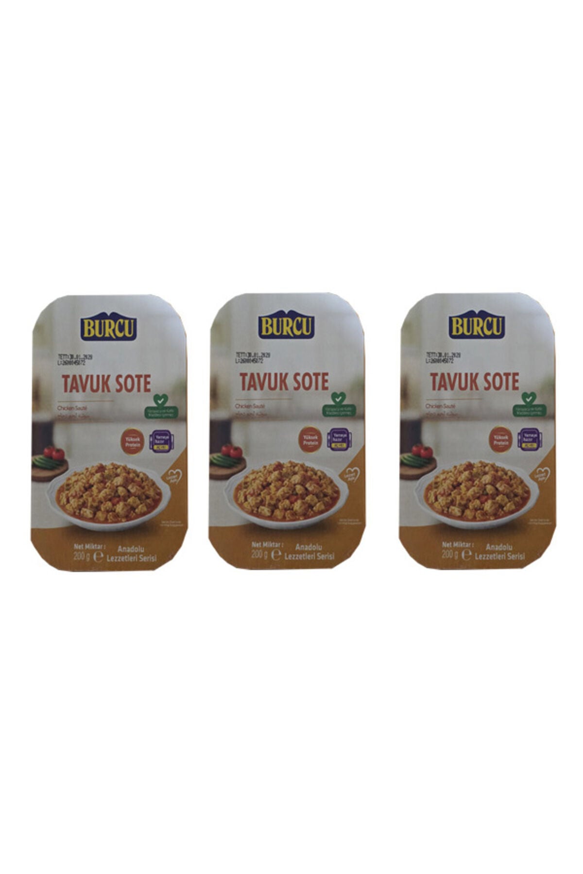 tavuk sote 200 gram 3 adet