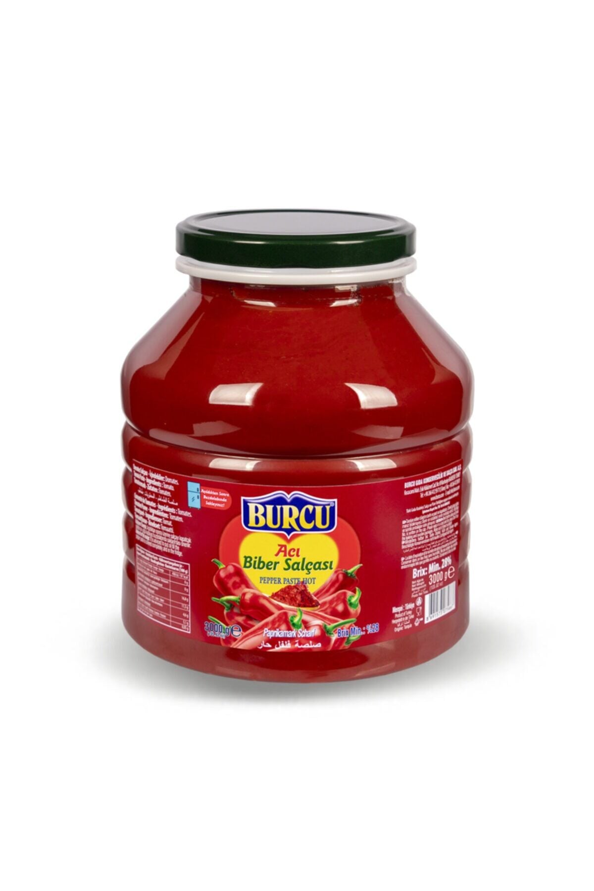 Acı Biber Salçası 3000 Gr