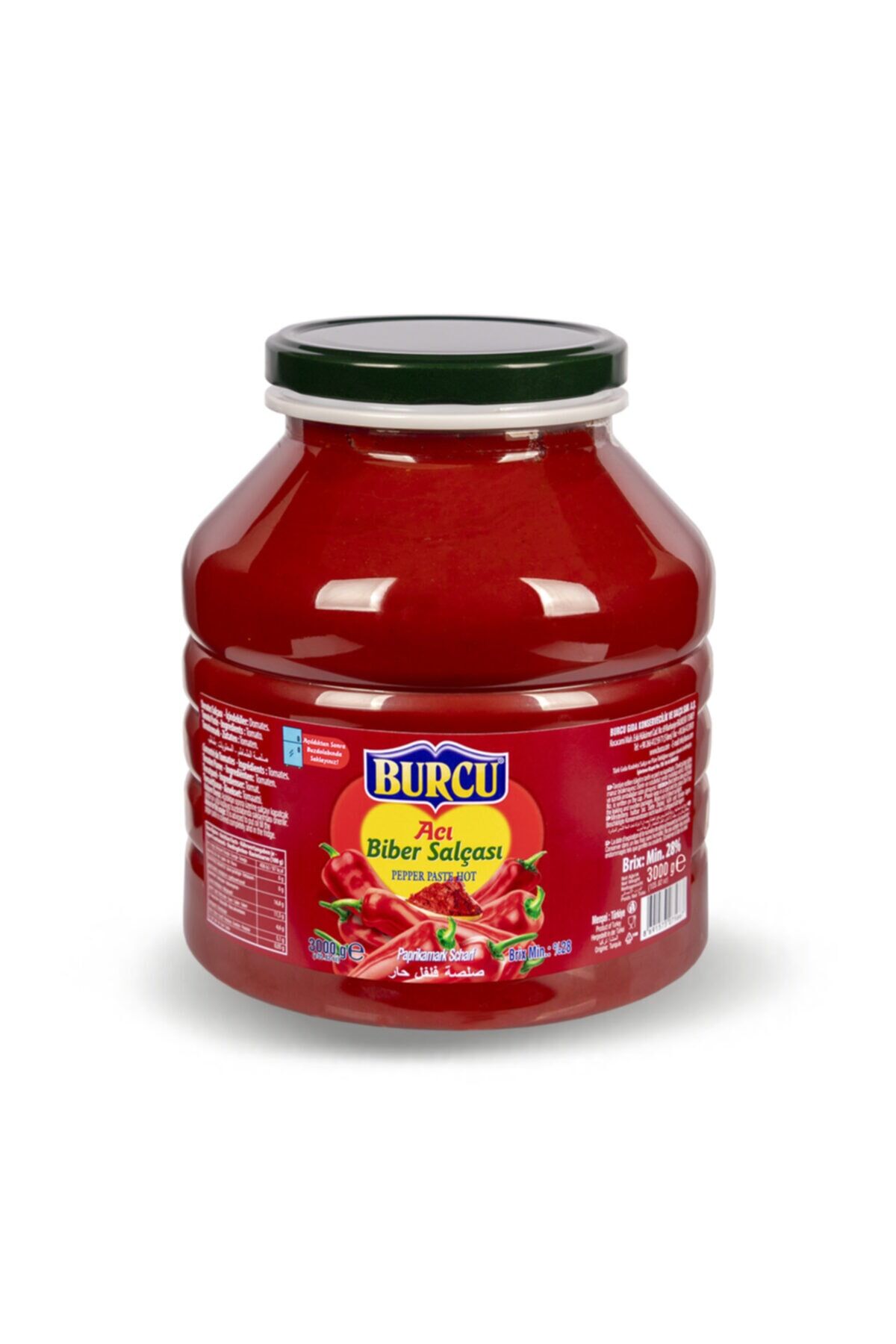 Acı Biber Salçası 3000 Gr