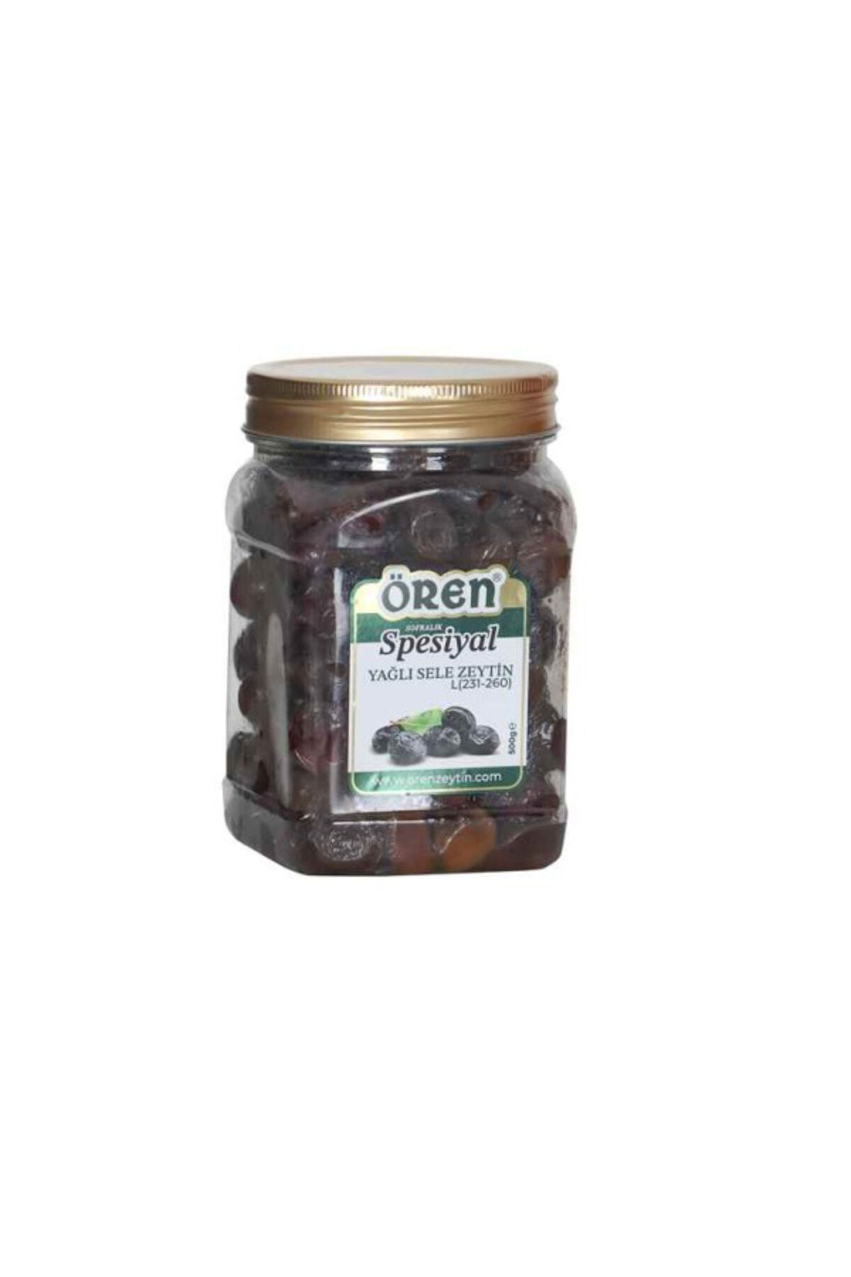 500 gram spesiyal yağlı doğal siyah sele zeytin