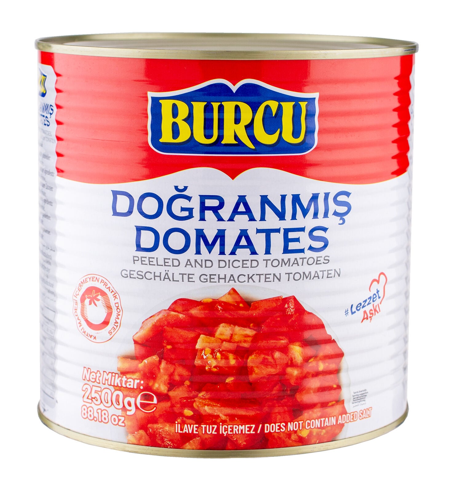 2500 g Doğranmış Domates