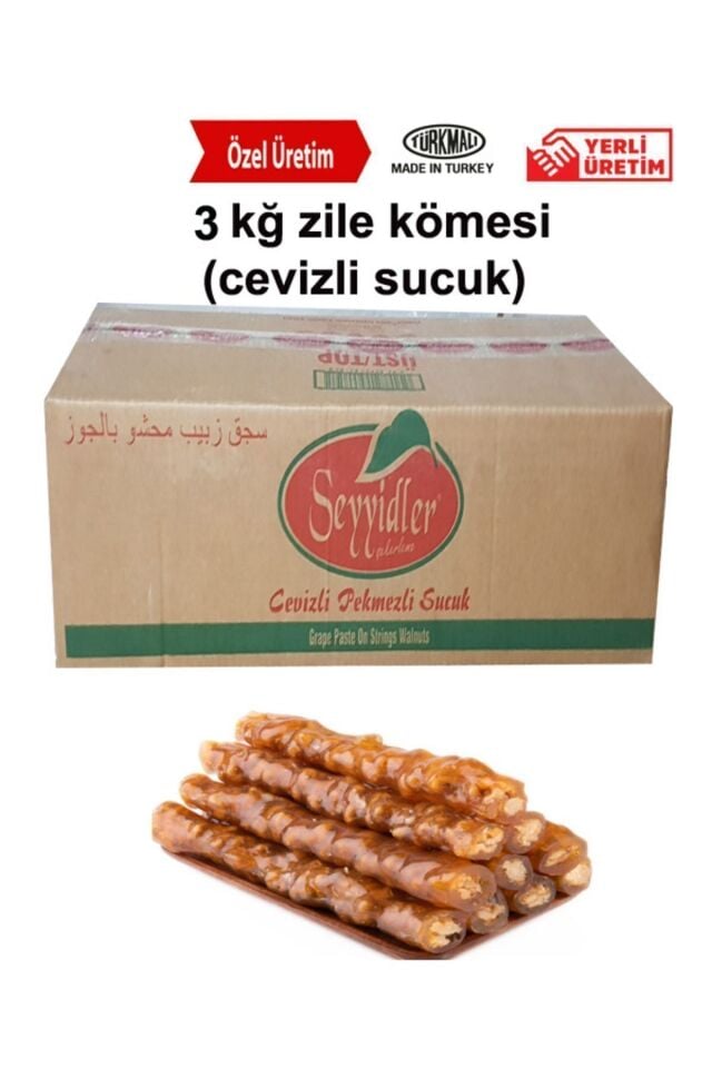 3 kğ zile kömesi (cevizli sucuk)