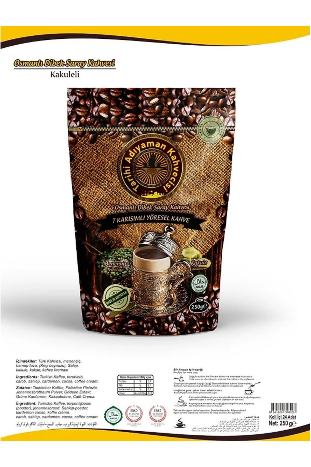 200 gram adıyaman dibek kahvesi