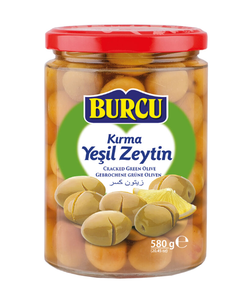 580 g Kırma Yeşil Zeytin (291-350)