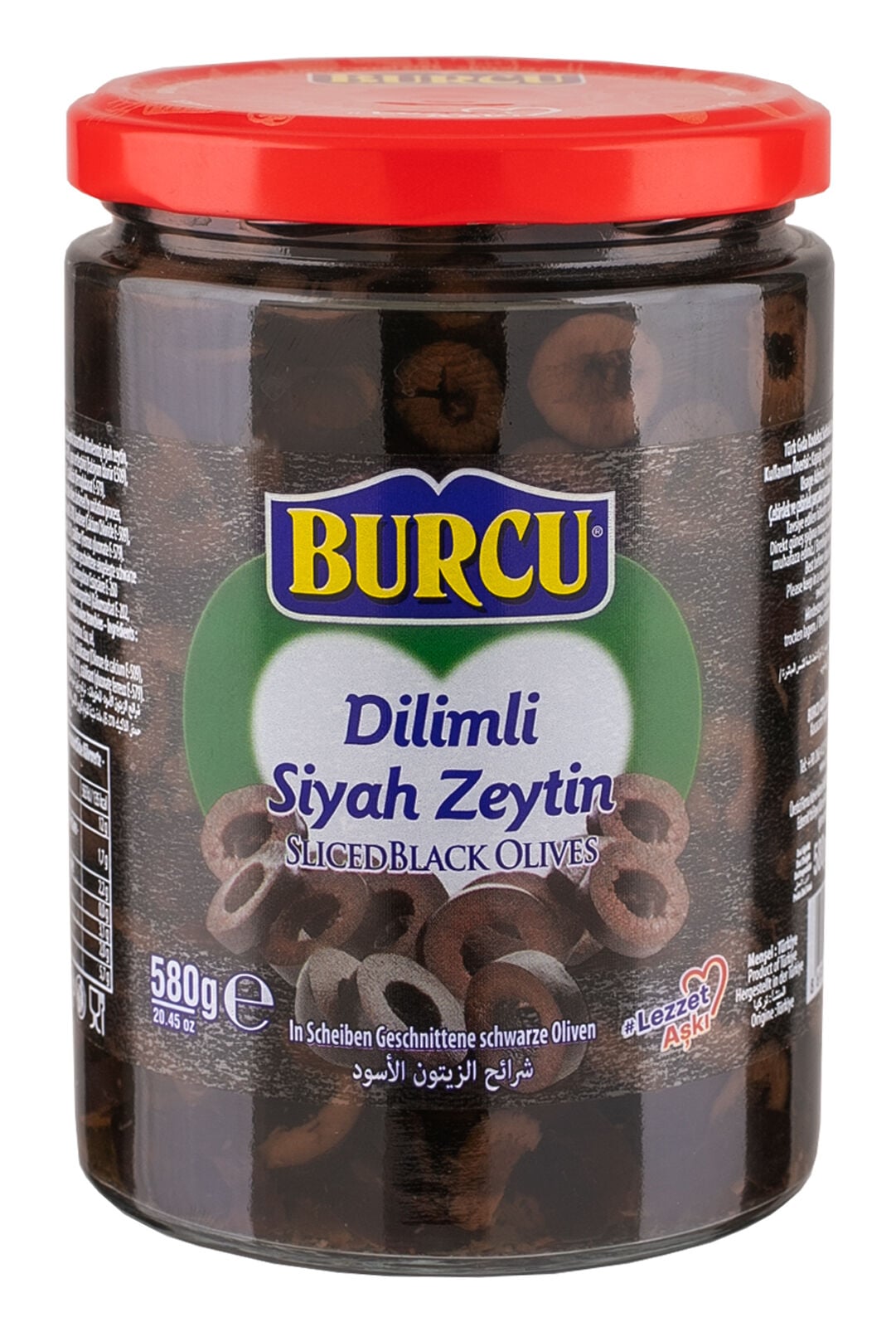 580 g Siyah Dilim Zeytin