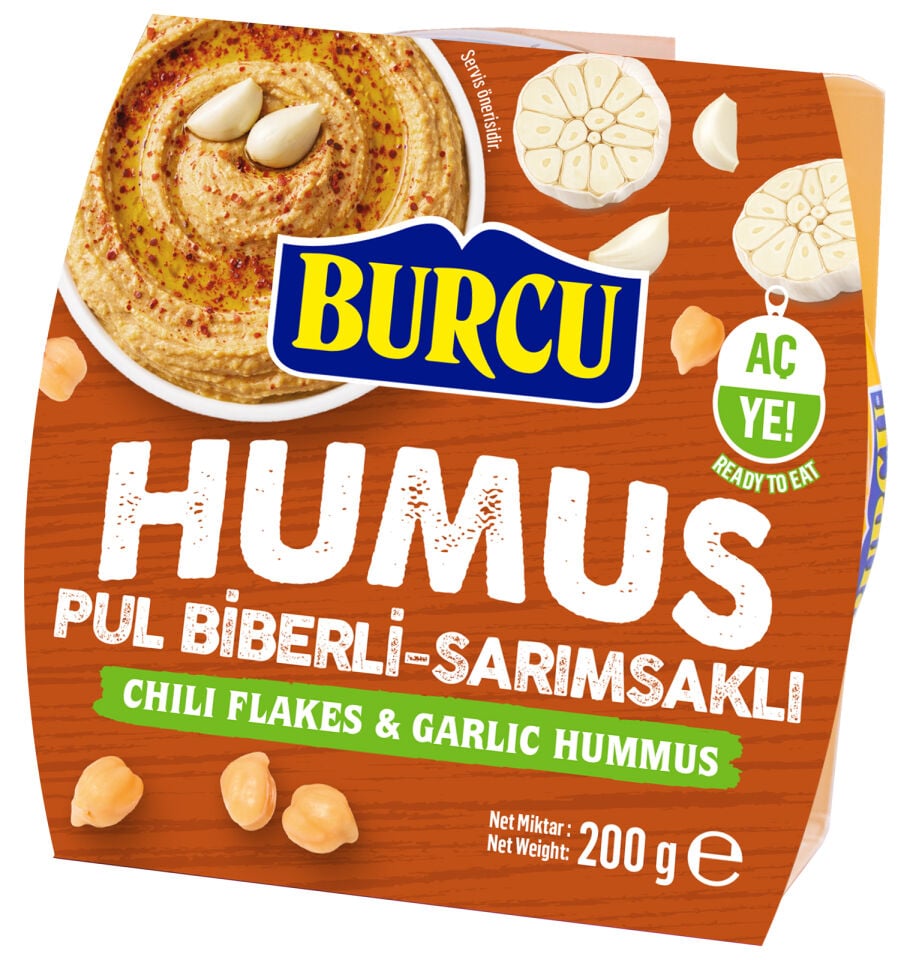 200 g Pul Biberli Sarımsaklı Humus