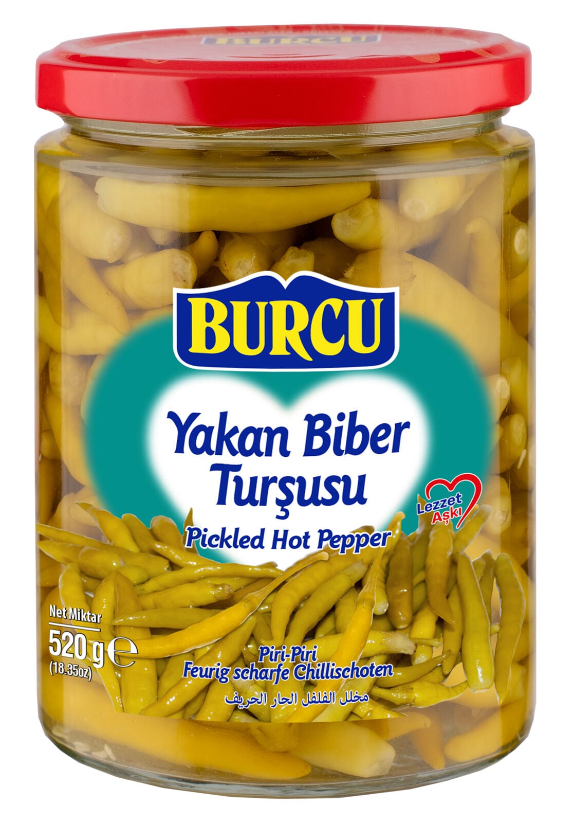 520 g Burcu Yakan Biber Turşu