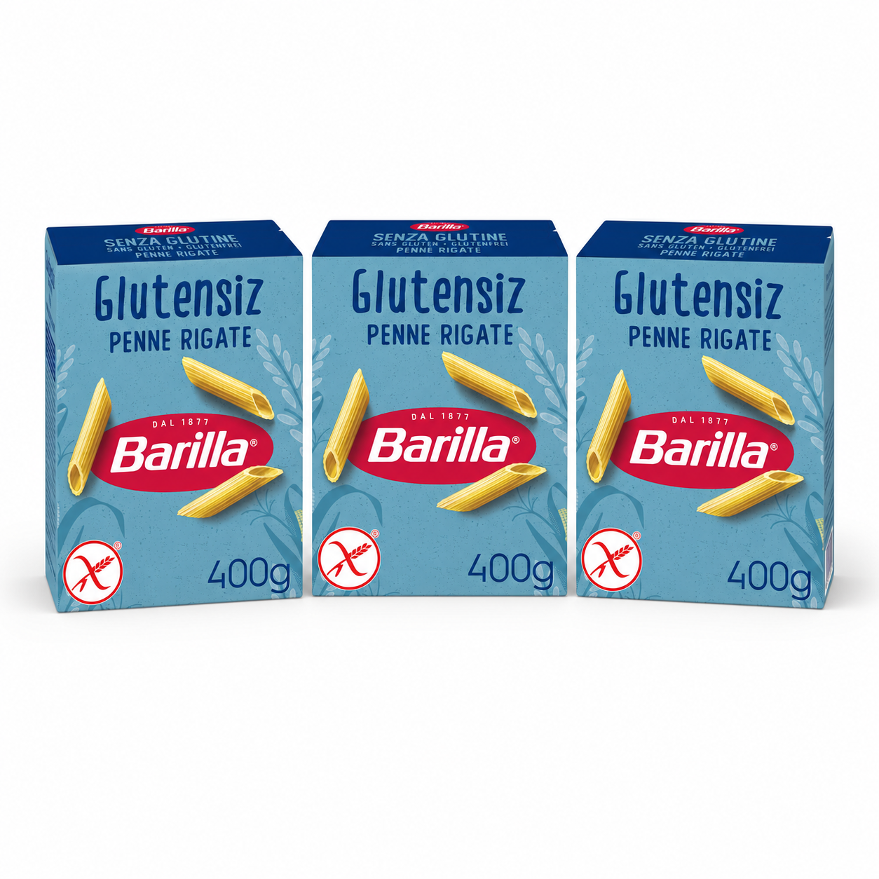 Barilla Glutensiz Penne Rigate Makarna 400 g 3'lü Paket