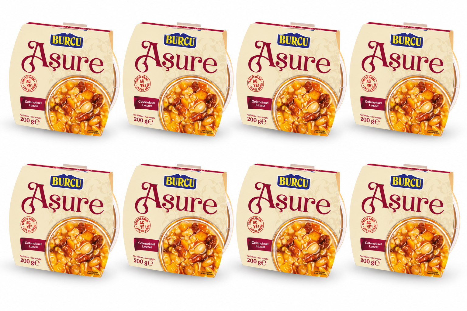 Burcu Aşure 1600 g (8 Adet x 200 g)