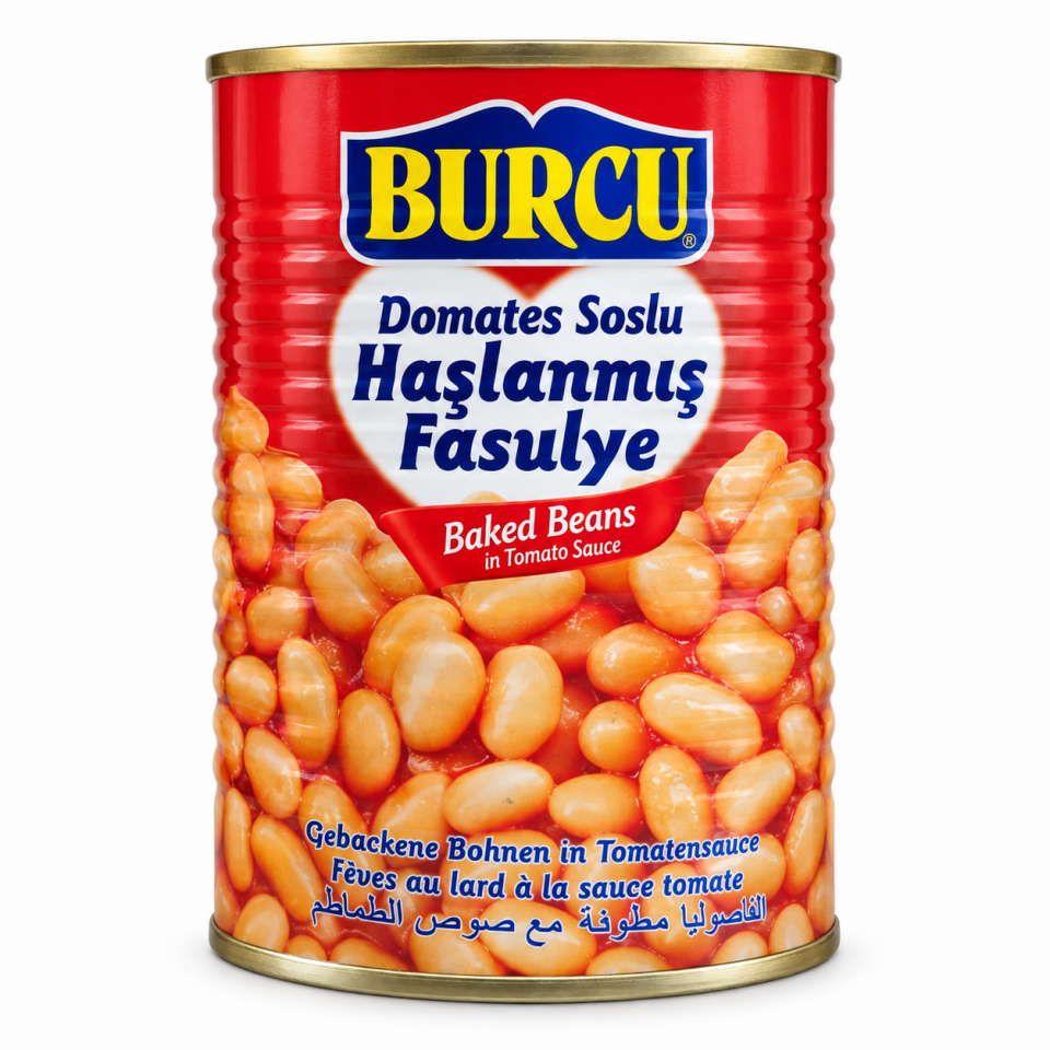 Burcu domates soslu haşlanmış fasulye 400 gram
